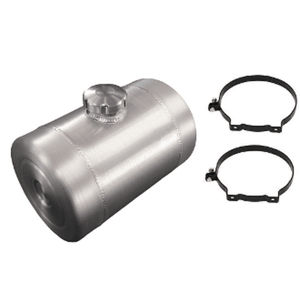 10x24 Center Fill Round Spun Aluminum Gas Tank 8 Gallon 3/8 NPT
