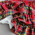 thumbnail image 3 of WOYY Girls Tiered Ruffle Plaid Skort High Waisted Flared Mini Skirt, Sizes 12-24M, 3 of 5