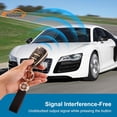 thumbnail image 3 of for Audi Key Fob Cover 3 Buttons TPU Soft Key Shell Case Fit for Audi A1 A3 A4 A6 A8 Quattro Q3 Q7 S3 S6 RS3 RS6 R8 TT TTS Flip White Car Key Protector with Bling Keychain, 3 of 6