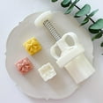 thumbnail image 2 of Cake Mould Bows Pattern Hand-Pressure Molds Mung Bean Cake Mold Cookie Stamps For Cookie, 2 of 8