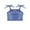 Blue, variant on Rhuody Tops For Girls Shine Performance Wear Glitter Crop Vest For Dance Recital And Party Round Neck Blouse Elegant Clothes Red 14-15 Years