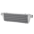 thumbnail image 2 of Intercooler Universal, Intercooler de Montaje Delantero Intercooler de Montaje Delantero Universal, Motor de Radiador de Entrada de 2.5 Pulgadas para Automóvil para Automóril, 2 of 7