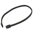 thumbnail image 3 of 4X 50CM 3.0 III SATA3 7Pin Data Cable 6Gb/S SSD Cables Data Cord with Nylon Sleeved Premium Version(Black), 3 of 8