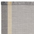 thumbnail image 4 of SAFAVIEH Montauk Sharlene Solid Striped Cotton Area Rug, Mustard/Grey, 3' x 5', 4 of 6