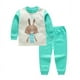 thumbnail image 3 of Pijamas de algodón 100% para niños y niñas, ropa de dormir para regalo de Navidad, ropa de noche de dinosaurio para bebés, 3 of 4