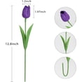 thumbnail image 3 of Pink Tulips Artificial Flowers 10pcs Real Touch Tulips Flowers Fake Pink Tulips Faux Flowers for Home Decoration Wedding Bouquet Party Baby Shower Centerpieces Bridal Bouquet Decor (Pink), 3 of 5