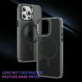 thumbnail image 7 of ELEHOLD for iPhone 15 Matte Translucent Magnetic Case,Compatible with Mag Safe Skin-Friendly Slim Thin Lightweight Shockproof Protective Case with 1 x Tempered Glass Screen Protector,Black, 7 of 7