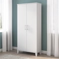 thumbnail image 3 of Armoire de Rangement Haute Somerset avec Portes et Tablettes, Blanche - Bois d'Ingénierie, 3 of 10