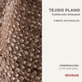 thumbnail image 3 of Alfombras para Recámara | Tapete Redondo de Yute Rustico y Moderno | Alfombra para Sala 120 cm Diámetro | Decoración Hogar Elegancia Natural, 3 of 6