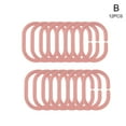 thumbnail image 3 of NOVELAR C-Shaped Flexible Shower Rings, 12-Pack Silicone Set, Easy Slip-On Installation Over Rod, Perfect Lightweight and Quiet Bathroom Curtain Solution, 3 of 7