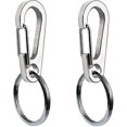 thumbnail image 1 of 2 Pack Dog Tag Clips, Stainless Steel Heavy Duty Quick Clips Pet Id Tag Holde, 1 of 3