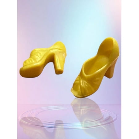 Lol Surprise Doll OMG Bratz Doll Shoes Yellow Peep Toe Heels