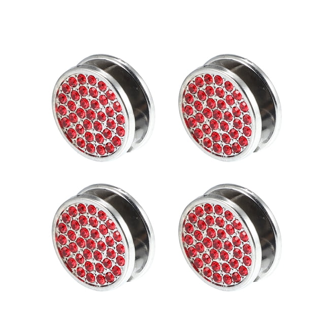 4uds 22mm Costoso Coche Tablero Ganchos Almacenamiento Ganchos Coche Accesorios rojo