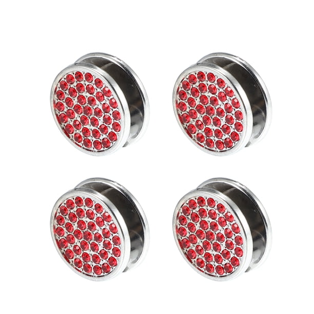 4uds 22mm Costoso Coche Tablero Ganchos Almacenamiento Ganchos Coche Accesorios rojo