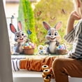 thumbnail image 4 of Easter Bunny Window Clings – Double-Sided Electrostatic Glass Stickers for Kids' Room, Doors, Nurseries & Holiday Home Decorations, 4 of 6