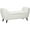 Cream White, variant on HOMCOM Upholstered Storage Bench, Modern Ottoman Bench with Arms, Black