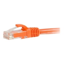 C2G 2ft Cat6 Ethernet Cable - Snagless Unshielded (UTP) - Orange - Patch cable - RJ-45 (M) to RJ-45 (M) - 61 cm - UTP - CAT 6 - snagless, stranded - orange