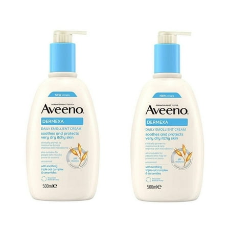 Aveeno Dermexa Daily Emollient Cream 500 ml -2 Pack