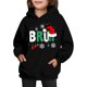 thumbnail image 4 of Sudadera con capucha para niñas y niños, sudadera de manga larga con cuello redondo y estampado de moda, jersey con bolsillo, sudadera de poliéster para niñas, 4 of 8