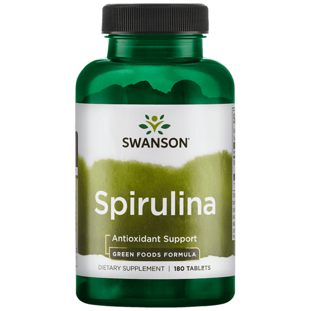 Swanson Spirulina 500 mg 180 Tablets