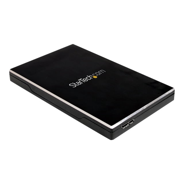 StarTech.com 2.5in USB 3.0 SSD SATA Hard Drive Enclosure - Boîtier de Stockage avec Indicateur d'Alimentation - 2.5" - SATA 3Gb/S - 3Gbit/S - USB 3.0 - Noir - SAT2510BU32 - Boîtier de Stockage - 2.5" - SATA 3Gb/S - USB 3.0 - Noir