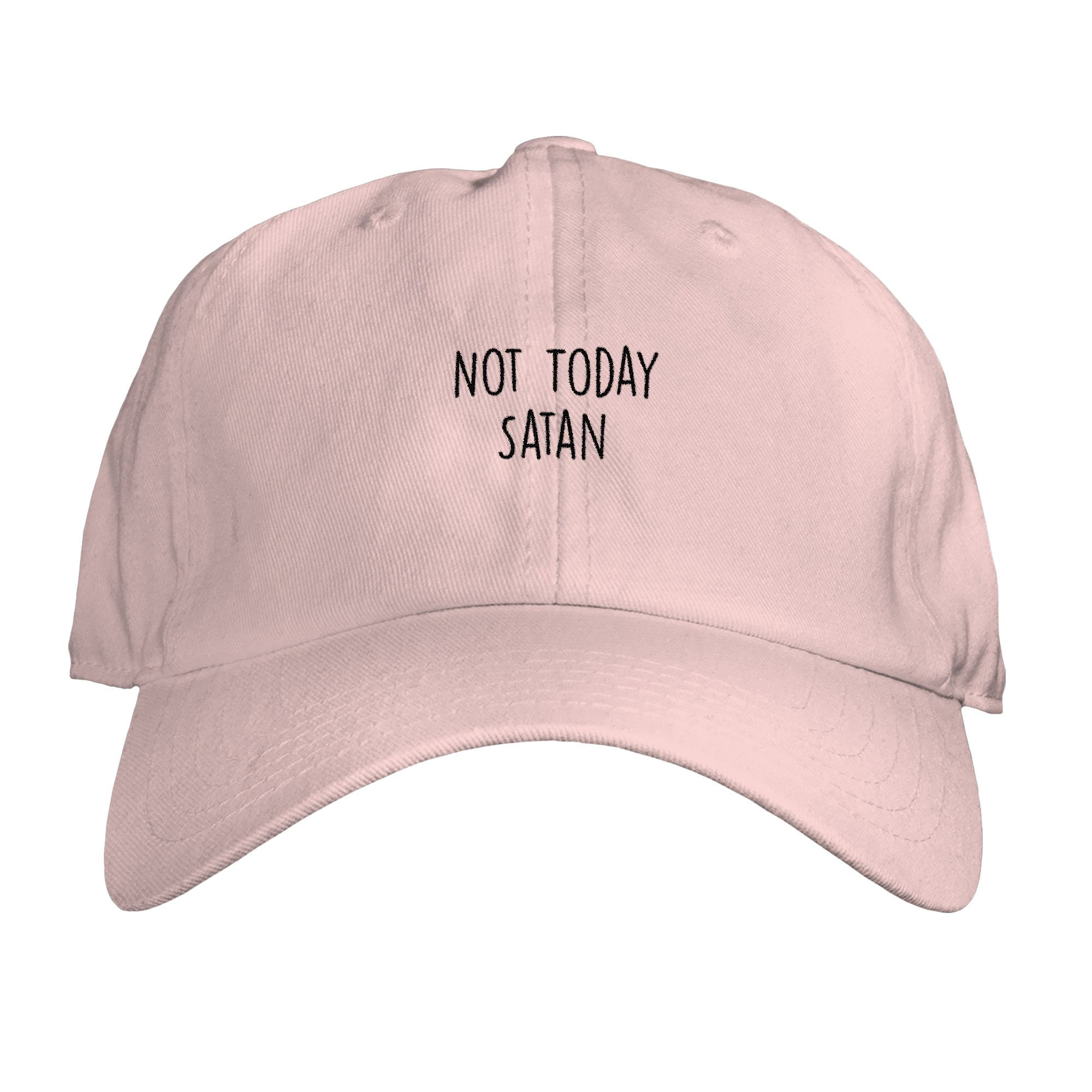 Not Today Satan Funny Embroidered 