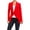 Red, variant on Moa Collection Women's Office Blazer Casual Long Sleeve Solid Open Front Design S-3XL