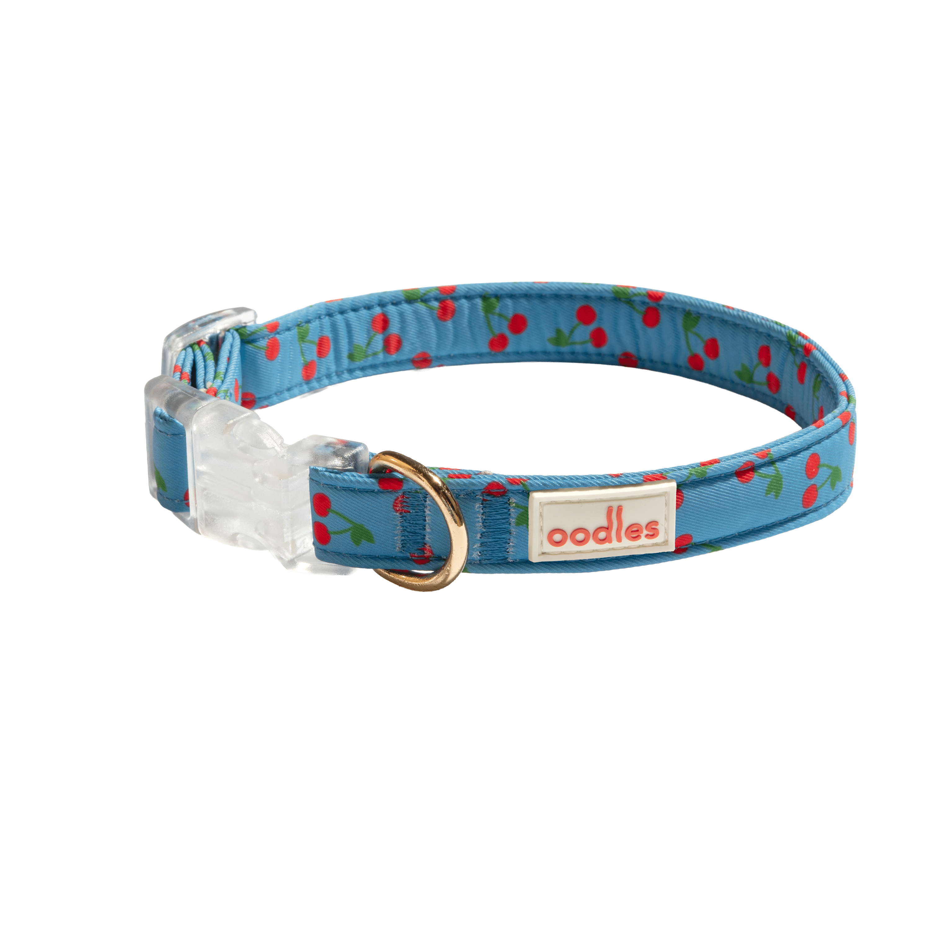 Oodles Blue Tart Cherries Dog Walking 3 Piece Set, Large