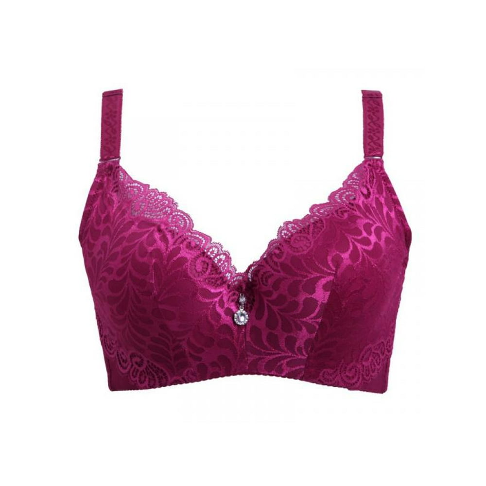 SHEMALL - SHEMALL Women Lace Bra Underwire D Cups Push Up Underwears ...