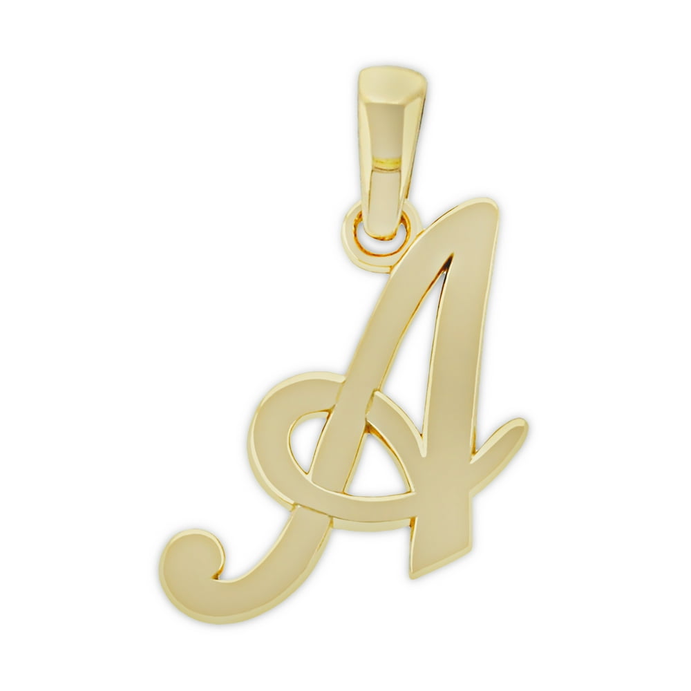 Charm America Charm America Gold Initial Letter "A" Charm 14