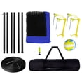 thumbnail image 1 of KFFKFF Filet de Volleyball Portable pour l'Extérieur, Poteaux en Acier à Hauteur Réglable, Ensemble de Volleyball Pro Incluant PVC, Pompe et Sac de Transport, Filet de Volleyball Durable pour Plage, Pelouse, Cour Arrière, 1 of 9