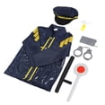 thumbnail image 1 of Set de Vestir Oficial, Disfraz de Juego de Rol de la Policía Fácil de Limpiar para Los Niños, 1 of 7