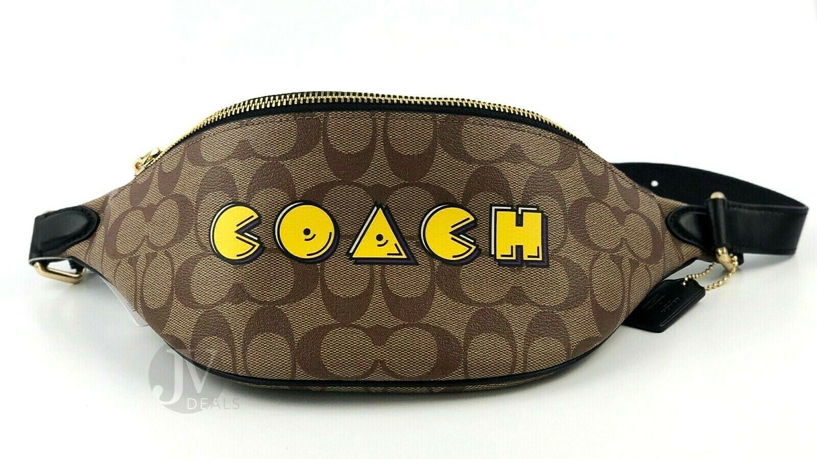 coach pac man waist bag