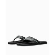 Tommy Bahama Men's Synthetic Flip-Flops Taheeti Sandals, Black/Gray 8D - NEW
