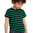 thumbnail image 3 of LRen Boys Striped T Shirts Kids Fashion Crewneck Short Sleeve Loose Summer Tees Tops, 3 of 4