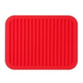 thumbnail image 3 of Wrapables Silicone Pot Holders, Multi-use Durable Flexible Non-Slip Insulated Silicone Trivet (Set of 2), Red, 3 of 8