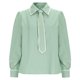 thumbnail image 2 of TaTaai Lapel Tie Solid Top Soft Comfortable Women's Casual Long Sleeve Fashion All Season Daily Party Work Versatile Shirt Gift, 2 of 6