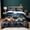 Color4, variant on Demon Anime Slayer Bedding Duvet Cover Set 3pcs Ultra Soft Quilt Cover Set Light-Weight Duvet Cover Set for All Season