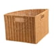thumbnail image 3 of Cesta de almacenamiento de esquina, caja de almacenamiento triangular, multifuncional, ahorra espacio y compacta. L, 3 of 9
