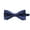 Blue, variant on Black Men'S Double Layer Solid Polyester Bow Tie 2.36 Inch Width Formal Business Accessory Fashion Neckwear For Formal Business Wear Daily Use Parties