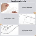 thumbnail image 4 of AKEGAMN Clearance! Boxy Bag Making Templates Acrylic Cutting Templates With Scale Bag Maker Boxed Bottom Cutting Template Reusable Clear Cut Ruler Template For Quilting Fabric(8 Sizes In 1 Tool) Acr, 4 of 9