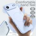 thumbnail image 3 of JETech Magnetic Silicone Case for iPhone 17 Air, Compatible with MagSafe (Blue), 3 of 6