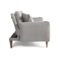 thumbnail image 4 of Sofá Cama Makora Maxim Gris Claro Lino 3 Posiciones con Soft Foam Reclinable, 4 of 10