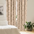 thumbnail image 2 of Ambesonne Western Curtains, Money Revolver and Dots, Pair of 28"x84", Tan Brown, 2 of 5