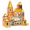 113PCS, variant on Color Window Castle House Magnetic Tiles Building Set 58-116 PCS Villa Construction Blocks for Boys and Girls