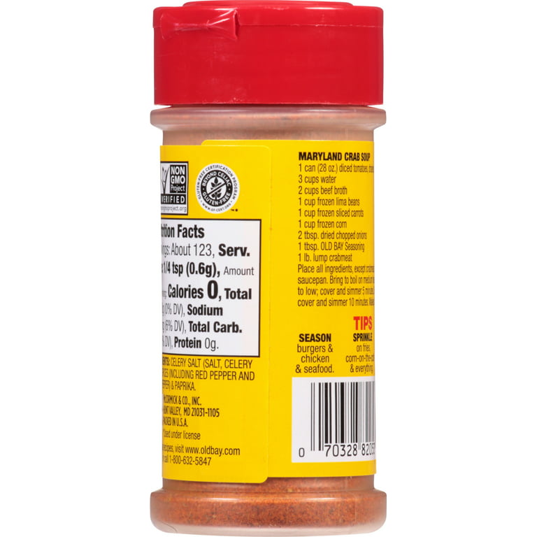 Old Bay Classic Seafood Seasoning, 6 oz - Dillons Food Stores