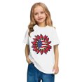 thumbnail image 6 of MKOSPLRT Toddler Girls Boys July 4th Shirts USA Star Stripes Fourth July Tee Shirts Cute Flower Flag Graphic Tees Short Sleeve Crew Neck Shirts, 6 of 9