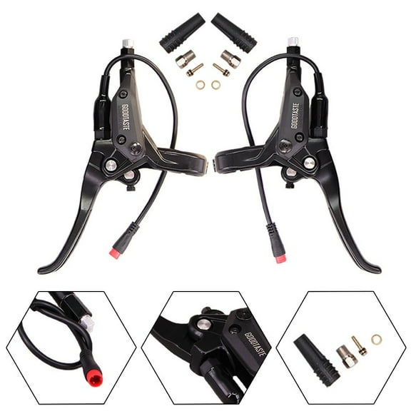 Brake Handle Brake Lever E-Bike Parts Gt03 Power-Off Waterproof Connector Left/Right For Electric Bicycle Practical Brand New Left 3Pin Fangkenuo