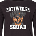 thumbnail image 4 of Inktastic Dog Rottweiler Squad Long Sleeve Youth T-Shirt, 4 of 5