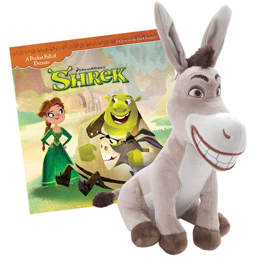 Shrek Book and Donkey Plush Shrek Book and Donkey Plush